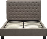 Royal Dolphin Linen California King Tufted Platform Bed