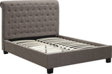 Royal Dolphin Linen California King Tufted Platform Bed