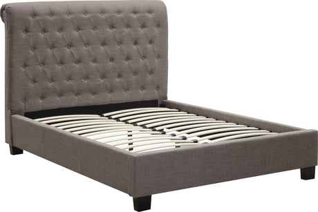 Royal Dolphin Linen California King Tufted Platform Bed by Modus Furniture at Eve Furniture
