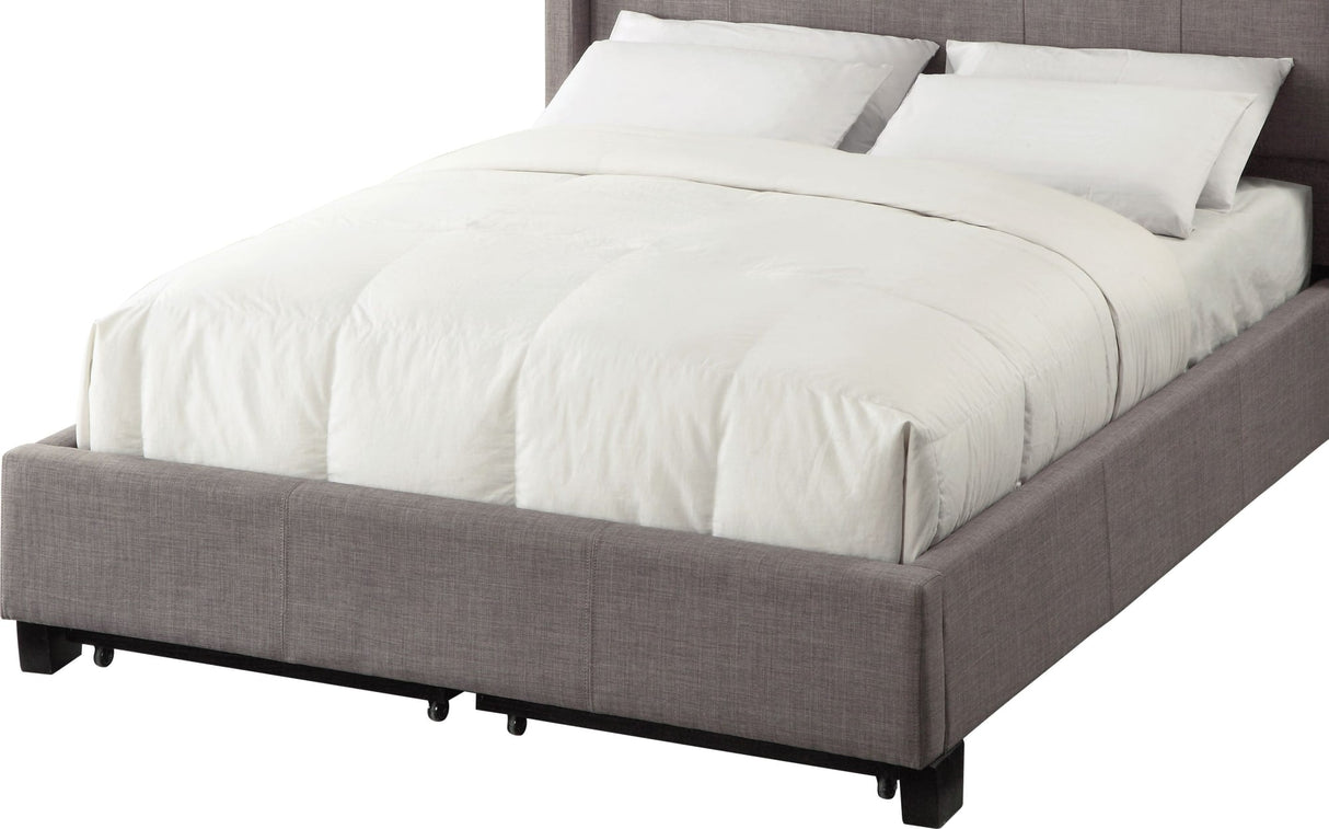Royal Dolphin Linen California King Tufted Platform Storage Bed