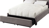 Royal Dolphin Linen California King Tufted Platform Storage Bed