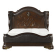 Royal Highlands Rich Cherry California King Upholstered Panel Bed by Homelegance at Eve Furniture