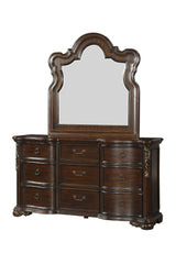 Royal Highlands Rich Cherry Upholstered Panel Bedroom Set by Homelegance at Eve Furniture