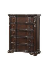 Royal Highlands Rich Cherry Upholstered Panel Bedroom Set by Homelegance at Eve Furniture