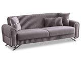 Royal Light Grey Convertible Sofa by Furnia at Eve Furniture