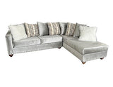 Royal Silver Right Arm Facing (RAF) Sectional by New Era Innovations at Eve Furniture