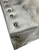 Royal Silver Velvet Sofa & Loveseat by New Era Innovations at Eve Furniture