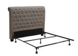 Royal Tufted Upholstered Headboard in Dolphin Linen by Modus Furniture at Eve Furniture