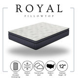 Royal Ultra Plush 12" Hybrid King Mattress