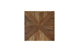 Roybeck Light Brown/Bronze Table by Ashley at Eve Furniture