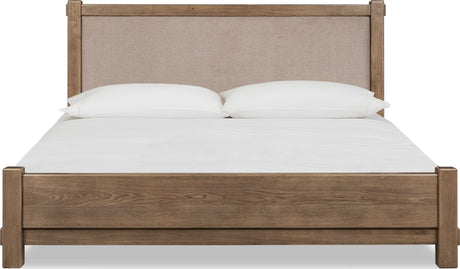 Roycroft Butternut/Harvest Wood King Bed by Modus Furniture at Eve Furniture