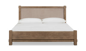 Roycroft Butternut/Harvest Wood King Bed by Modus Furniture at Eve Furniture