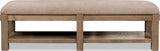 Roycroft Butternut/Harvest Wood Wood/Upholstered Bench