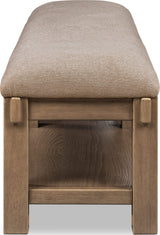 Roycroft Butternut/Harvest Wood Wood/Upholstered Bench