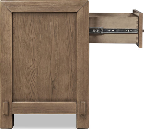 Roycroft Harvest Wood 1 Drawer Nightstand by Modus Furniture at Eve Furniture