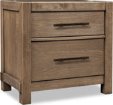 Roycroft Harvest Wood 2 Drawer Nightstand