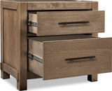 Roycroft Harvest Wood 2 Drawer Nightstand