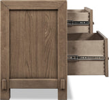 Roycroft Harvest Wood 2 Drawer Nightstand