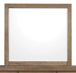 Roycroft Harvest Wood Dresser Mirror by Modus Furniture at Eve Furniture
