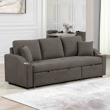 Royden Gray Sleeper Sofa by Furniture of America at Eve Furniture