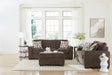 Nutmeg Brown Sofa & Loveseat Set by Happy Homes at Eve Furniture