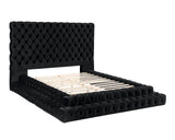 Stefania Black 5-Piece Queen Bedroom Set by Furniture of America at Eve Furniture