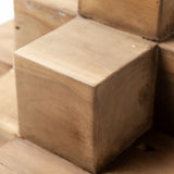 Rubik Natural Wooden Cube Display Object by Mercana at Eve Furniture