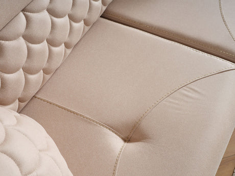 Ruby 3-pieces (Sofa & Loveseat & Chair) Livingroom Set Beige by Furnia at Eve Furniture