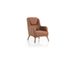 Ruby 3-pieces (Sofa & Loveseat & Chair) Livingroom Set in Brick by Furnia at Eve Furniture