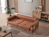 Ruby Brick Convertible Sofa by Furnia at Eve Furniture