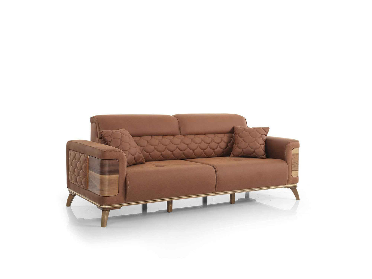 Ruby Brick Convertible Sofa by Furnia at Eve Furniture