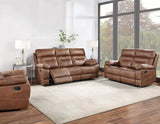 Rudger 3-Piece Brown Manual Motion Reclining Set by Steve Silver at Eve Furniture