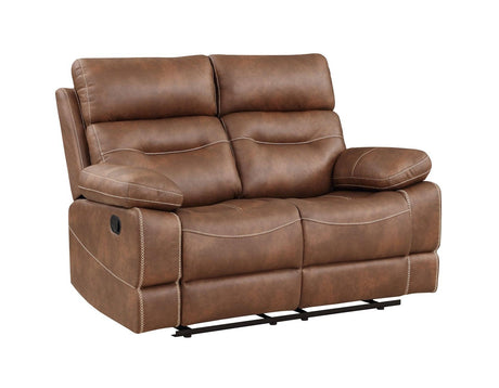 Rudger 3-Piece Brown Manual Motion Reclining Set by Steve Silver at Eve Furniture
