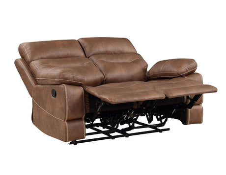 Rudger 3-Piece Brown Manual Motion Reclining Set by Steve Silver at Eve Furniture