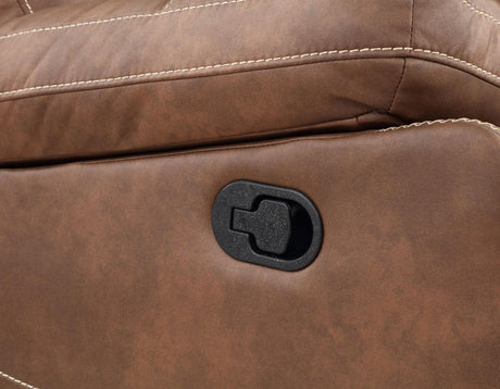 Rudger 3-Piece Brown Manual Motion Reclining Set by Steve Silver at Eve Furniture