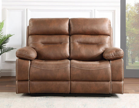 Rudger 3-Piece Brown Manual Motion Reclining Set by Steve Silver at Eve Furniture