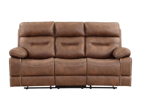 Rudger 3-Piece Brown Manual Motion Reclining Set by Steve Silver at Eve Furniture