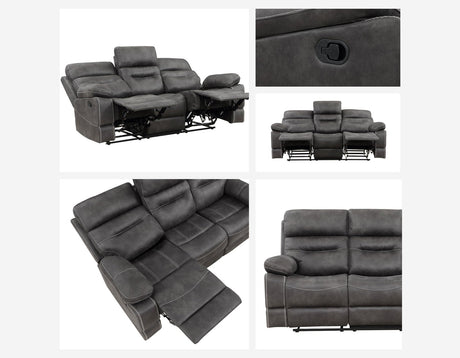 Rudger Gray Reclining Sofa by Steve Silver at Eve Furniture