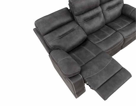 Rudger Gray Reclining Sofa by Steve Silver at Eve Furniture