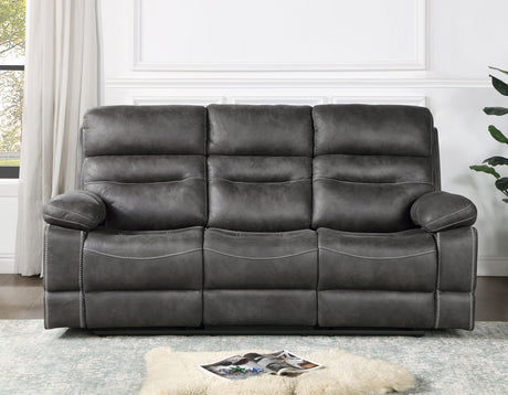 Rudger Gray Reclining Sofa by Steve Silver at Eve Furniture