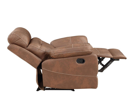 Rudger Chestnut Manual Recliner by Steve Silver at Eve Furniture