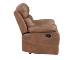Rudger Chestnut Manual Recliner by Steve Silver at Eve Furniture