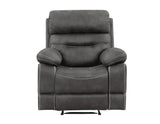 Rudger Gray Manual Recliner by Steve Silver at Eve Furniture