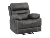 Rudger Gray Manual Recliner by Steve Silver at Eve Furniture