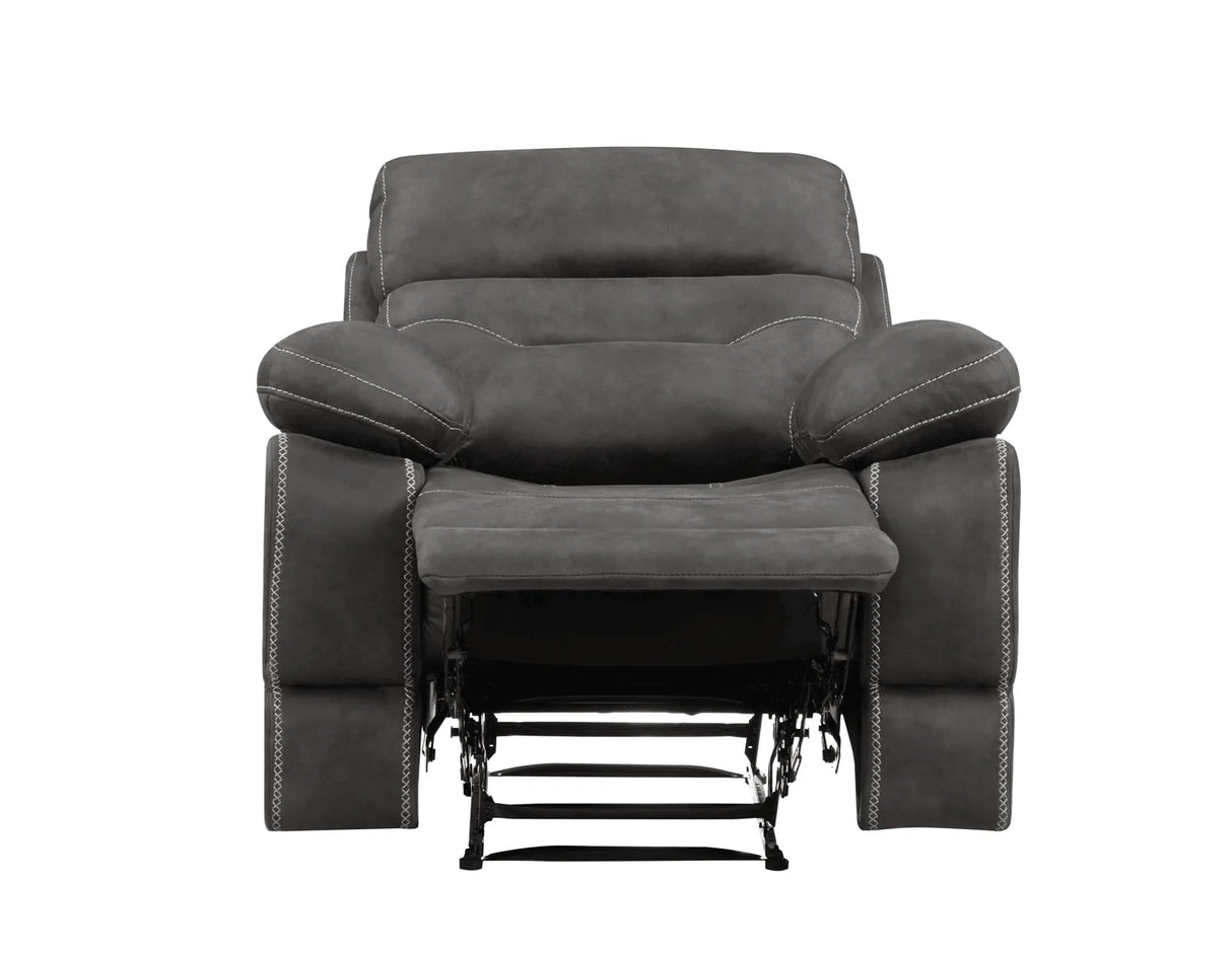 Rudger Gray Manual Recliner by Steve Silver at Eve Furniture