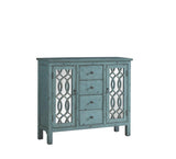 Rue Antique Blue 4-Drawer Accent Cabinet