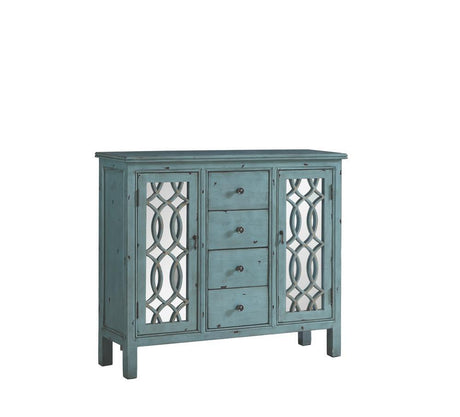 Rue Antique Blue 4-Drawer Accent Cabinet by Coaster at Eve Furniture