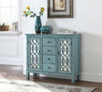 Rue Antique Blue 4-Drawer Accent Cabinet by Coaster at Eve Furniture