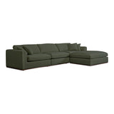 Rue Deep Green Lounge Modular Sectional by MOES at Eve Furniture
