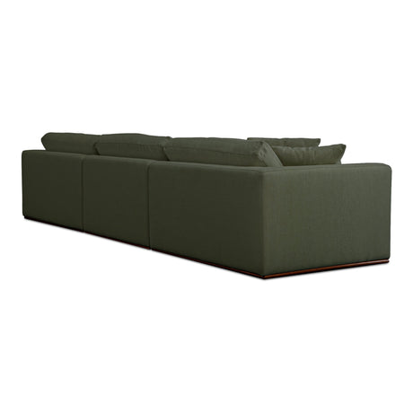 Rue Deep Green Lounge Modular Sectional by MOES at Eve Furniture